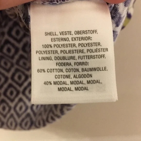 Anthropologie | Meadow Rue Geometric 2 Layer Tank - Picture 7 of 8